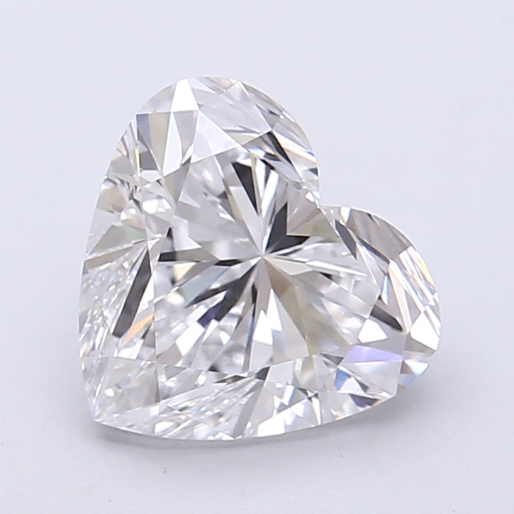 2.81 Carat Heart Shaped, Very Good Cut, D Color, VVS2 Clarity, IGI Certified Lab Grown Diamond