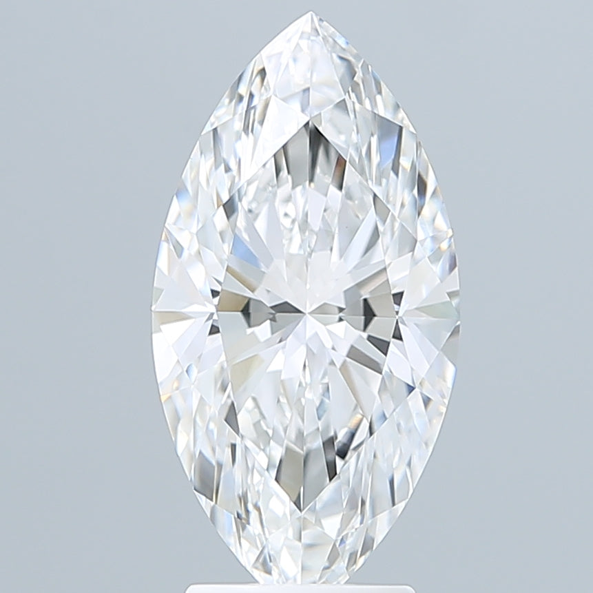 3.59 Carat Marquise Shaped, Ideal Cut, E Color, VVS2 Clarity, IGI Certified Lab Grown Diamond