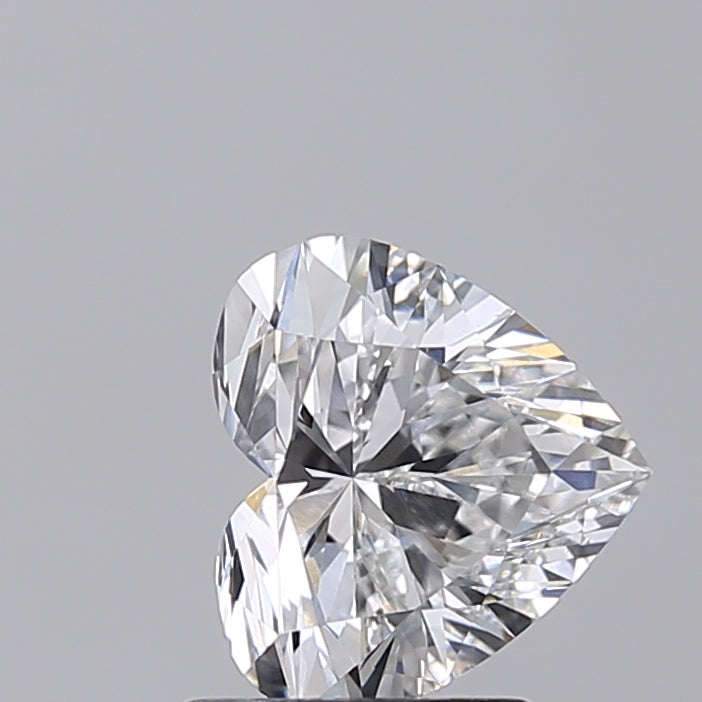 1.51 Carat Heart Shaped, Excellent Cut, E Color, VVS2 Clarity, IGI Certified Lab Grown Diamond