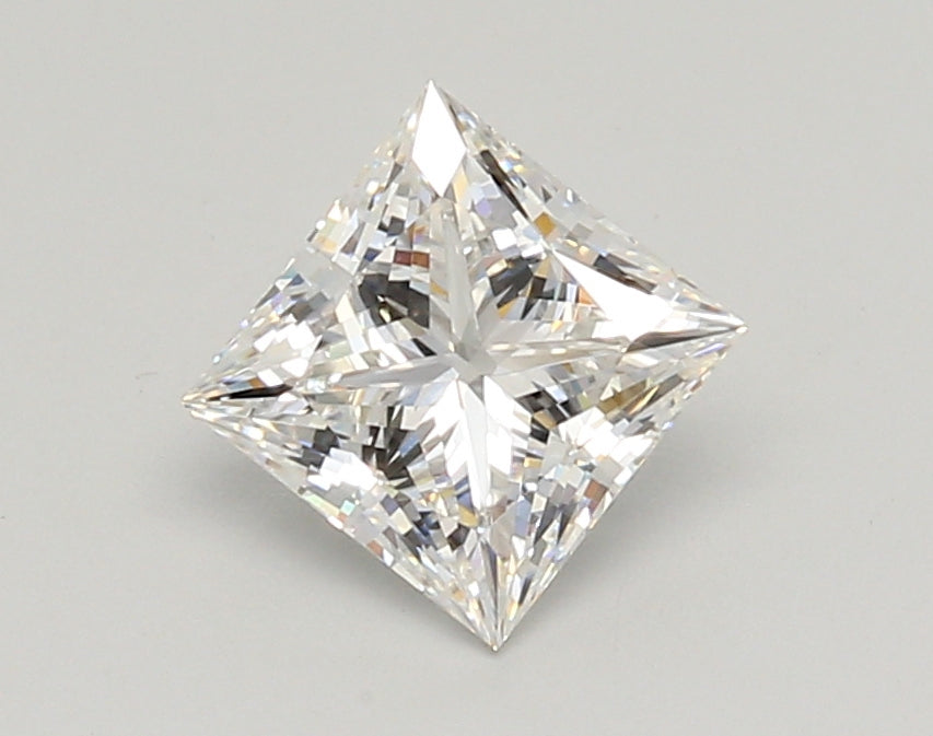 1.25 Carat Princess Shaped, Ideal Cut, E Color, VVS1 Clarity, IGI Certified Lab Grown Diamond