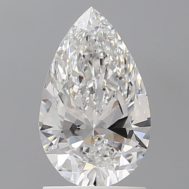 1.50 Carat Pear Shaped, Ideal Cut, E Color, VVS1 Clarity, IGI Certified Lab Grown Diamond