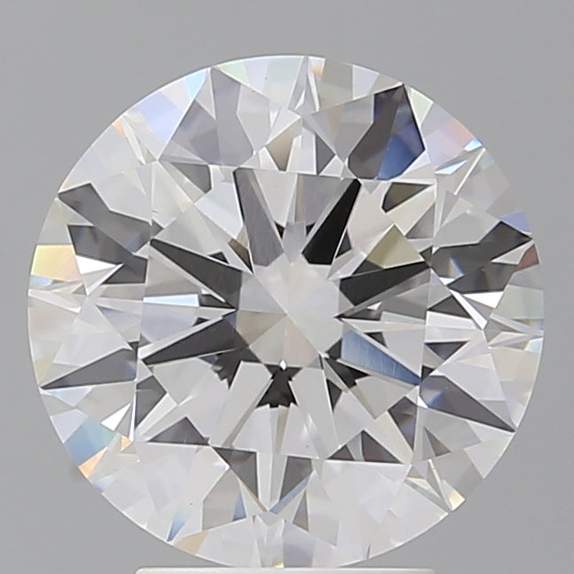 4.08 Carat Round Shaped, Ideal Cut, F Color, VVS2 Clarity, IGI Certified Lab Grown Diamond