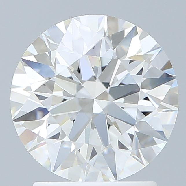 2.10 Carat Round Shaped, Excellent Cut, F Color, VVS2 Clarity, IGI Certified Lab Grown Diamond