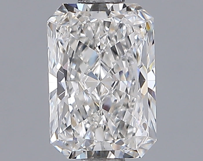 1.28 Carat Radiant Shaped, Ideal Cut, F Color, VVS2 Clarity, IGI Certified Lab Grown Diamond