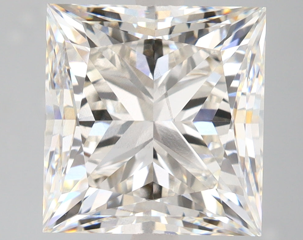 7.03 Carat Princess Shaped, Excellent Cut, G Color, VS2 Clarity, IGI Certified Lab Grown Diamond