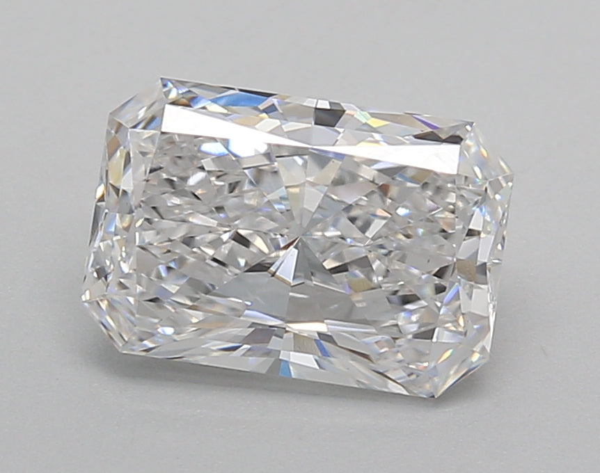 2.01 Carat Radiant Shaped, Very Good Cut, D Color, VS1 Clarity, IGI Certified Lab Grown Diamond