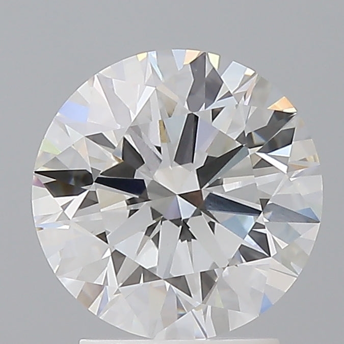 2.52 Carat Round Shaped, Ideal Cut, F Color, VVS2 Clarity, IGI Certified Lab Grown Diamond