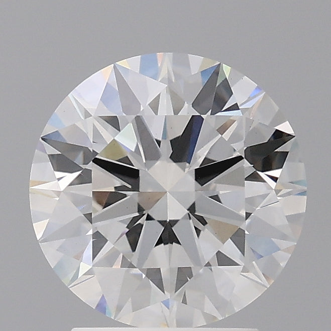 2.59 Carat Round Shaped, Ideal Cut, F Color, VS1 Clarity, IGI Certified Lab Grown Diamond