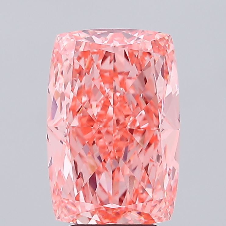 5.03 Carat Cushion Shaped, Very Good Cut, VVS2 Clarity, IGI Certified Lab Grown Diamond