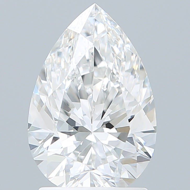 1.88 Carat Pear Shaped, Excellent Cut, E Color, VVS2 Clarity, IGI Certified Lab Grown Diamond