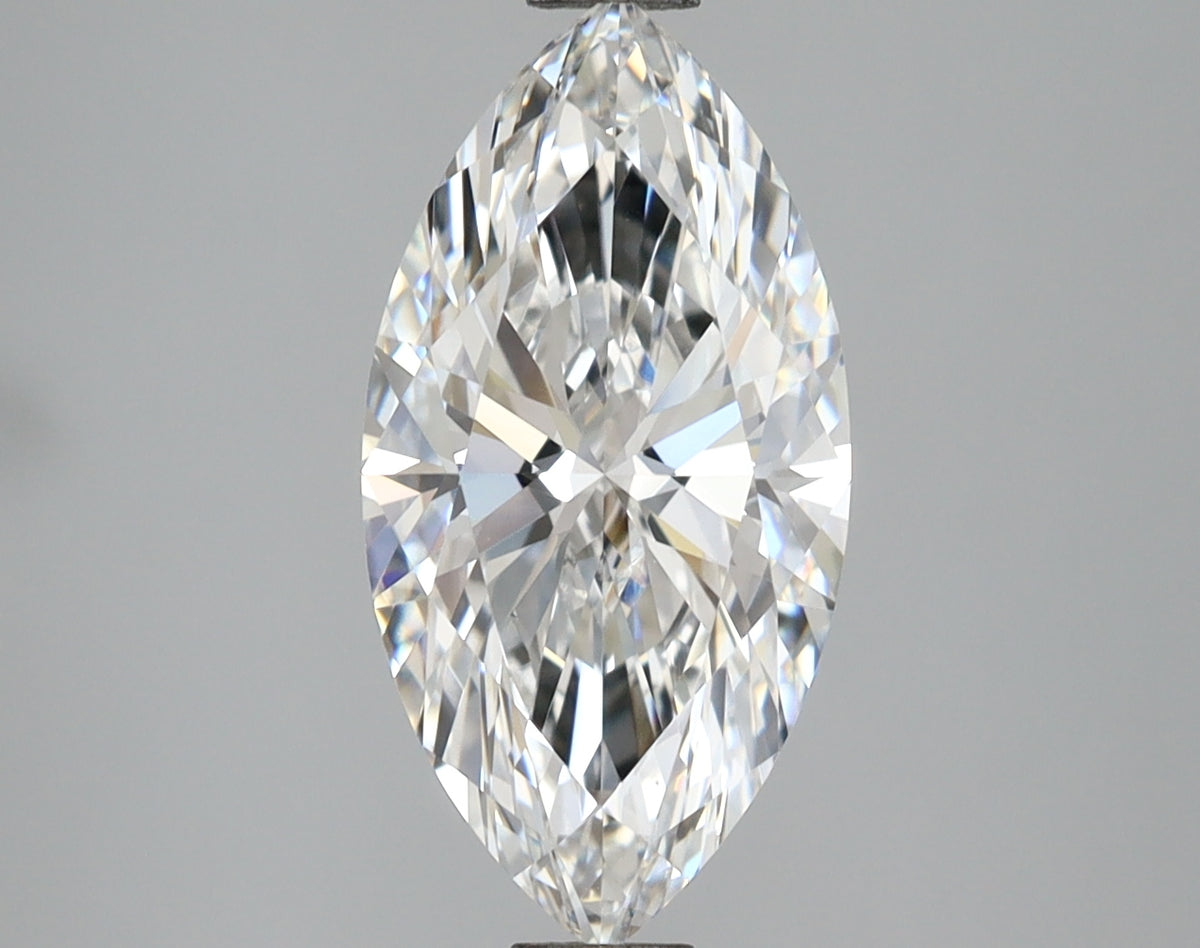 2.58 Carat Marquise Shaped, Ideal Cut, E Color, VVS2 Clarity, IGI Certified Lab Grown Diamond