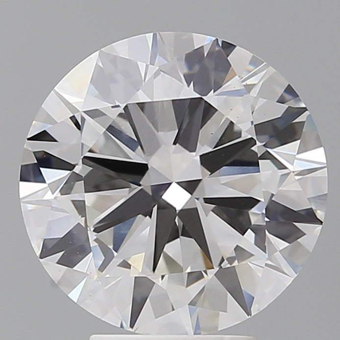 5.00 Carat Round Shaped, Excellent Cut, F Color, VS1 Clarity, IGI Certified Lab Grown Diamond