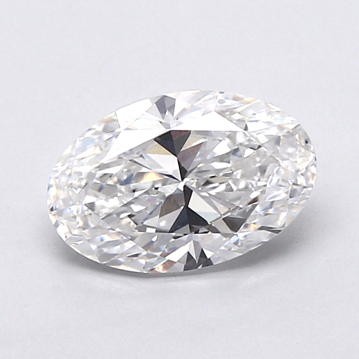 1.50 Carat Oval Shaped, Very Good Cut, D Color, VVS2 Clarity, IGI Certified Lab Grown Diamond