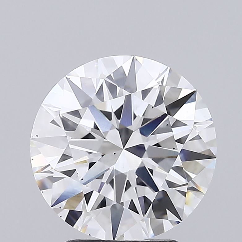 3.02 Carat Round Shaped, Ideal Cut, E Color, SI1 Clarity, IGI Certified Lab Grown Diamond