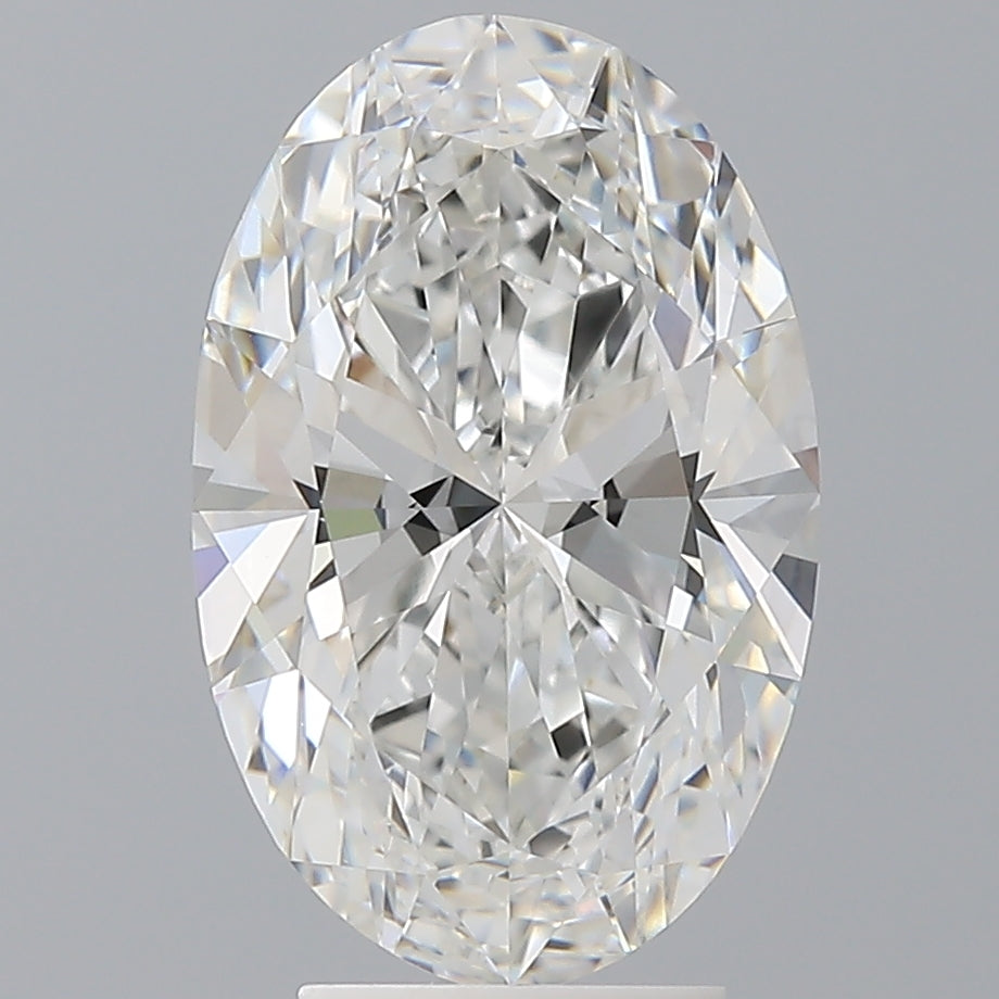 4.10 Carat Oval Shaped, Ideal Cut, E Color, VVS2 Clarity, IGI Certified Lab Grown Diamond