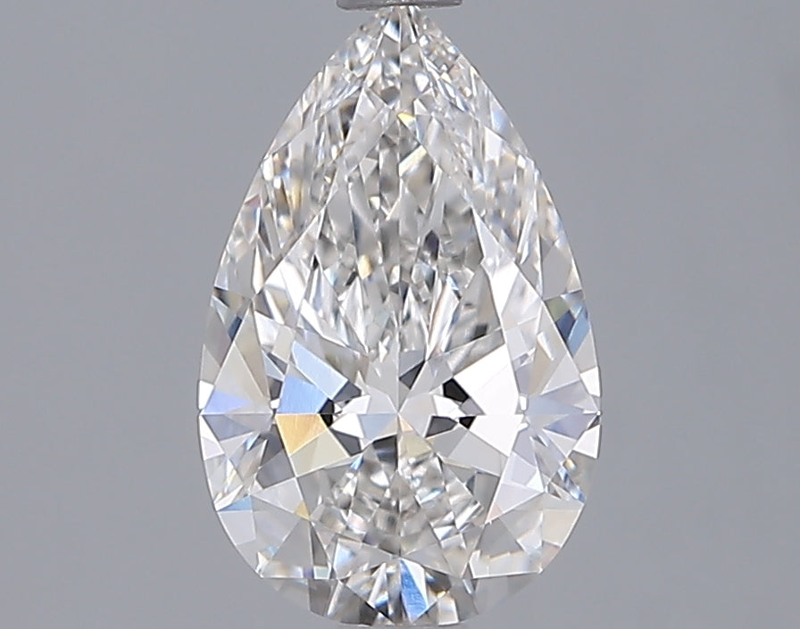 1.52 Carat Pear Shaped, Ideal Cut, E Color, VVS1 Clarity, IGI Certified Lab Grown Diamond