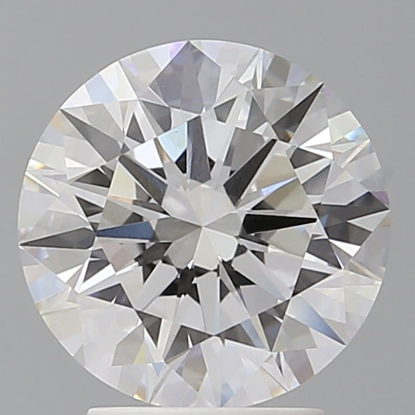 3.05 Carat Round Shaped, Ideal Cut, E Color, VVS2 Clarity, IGI Certified Lab Grown Diamond