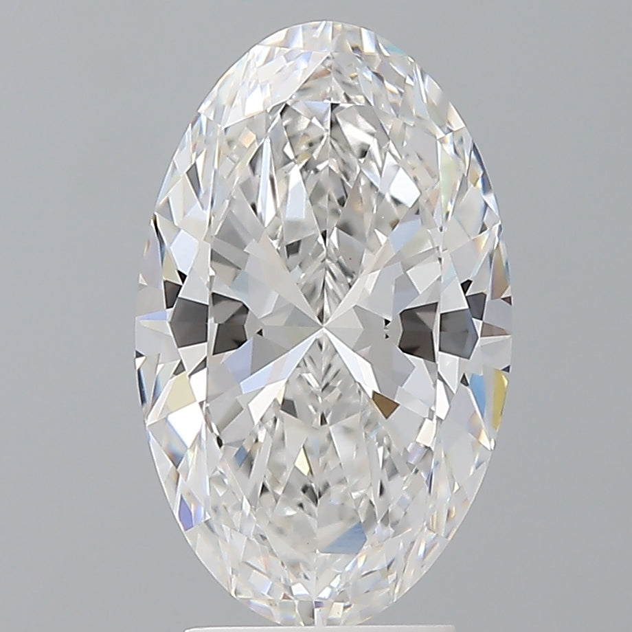 3.58 Carat Oval Shaped, Ideal Cut, E Color, VVS2 Clarity, IGI Certified Lab Grown Diamond
