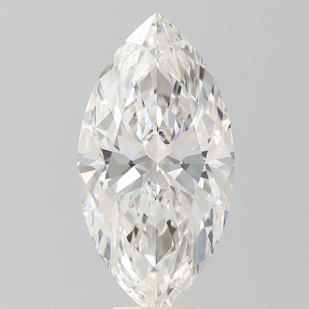 6.32 Carat Marquise Shaped, Ideal Cut, F Color, VS1 Clarity, IGI Certified Lab Grown Diamond