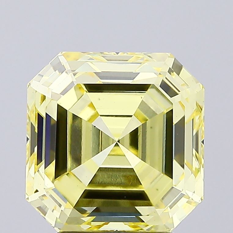 3.73 Carat Asscher Shaped, Ideal Cut, VS1 Clarity, IGI Certified Lab Grown Diamond