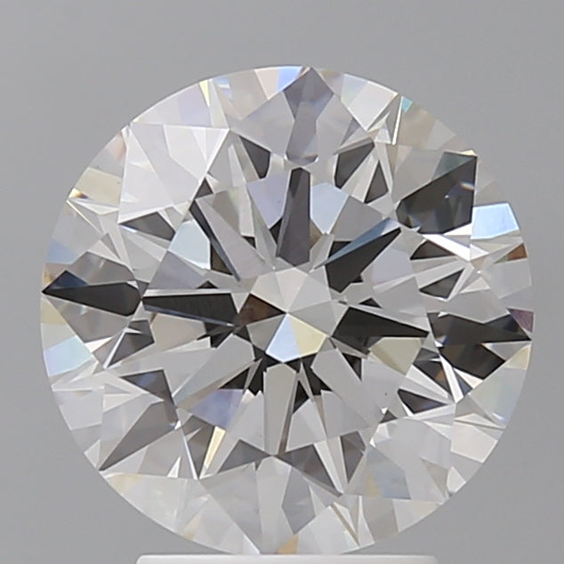 3.56 Carat Round Shaped, Ideal Cut, G Color, VVS2 Clarity, IGI Certified Lab Grown Diamond