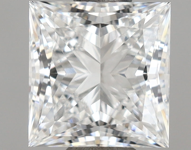 1.03 Carat Princess Shaped, Ideal Cut, E Color, VVS2 Clarity, IGI Certified Lab Grown Diamond