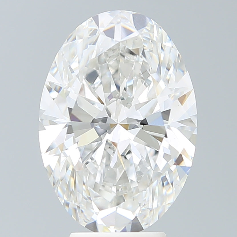 5.40 Carat Oval Shaped, Ideal Cut, F Color, VS1 Clarity, IGI Certified Lab Grown Diamond