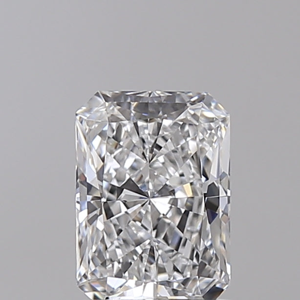 1.02 Carat Radiant Shaped, Ideal Cut, D Color, VVS2 Clarity, IGI Certified Lab Grown Diamond