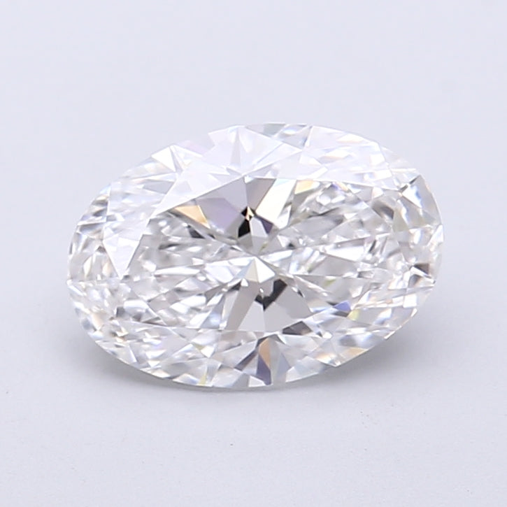 1.55 Carat Oval Shaped, Very Good Cut, D Color, VS1 Clarity, IGI Certified Lab Grown Diamond
