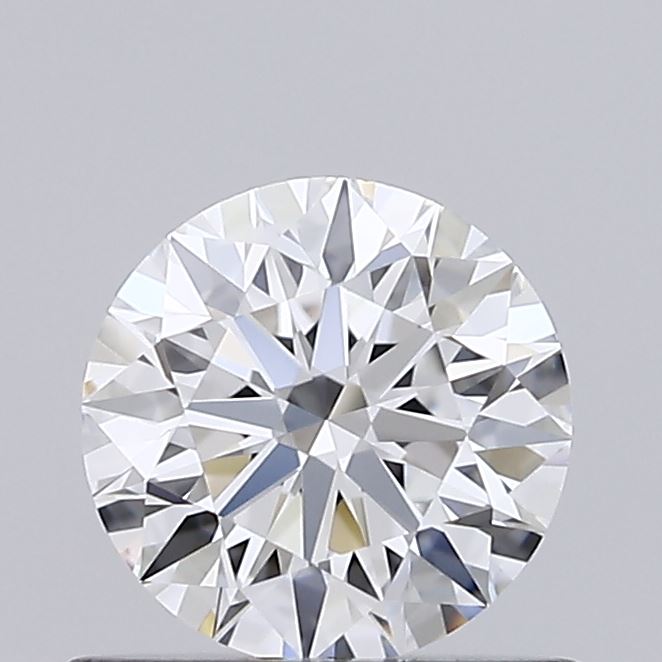 0.53 Carat Round Shaped, Ideal Cut, D Color, VVS2 Clarity, IGI Certified Lab Grown Diamond