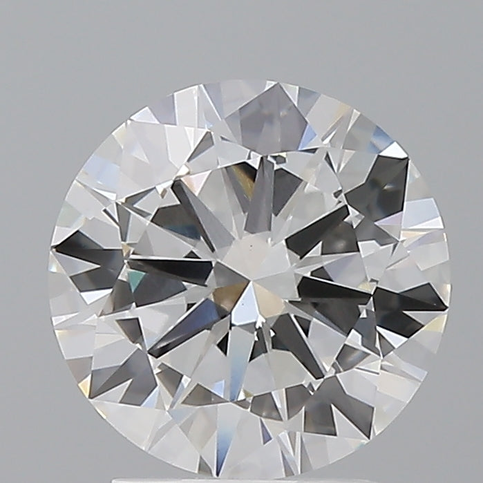 2.50 Carat Round Shaped, Excellent Cut, E Color, VS1 Clarity, IGI Certified Lab Grown Diamond