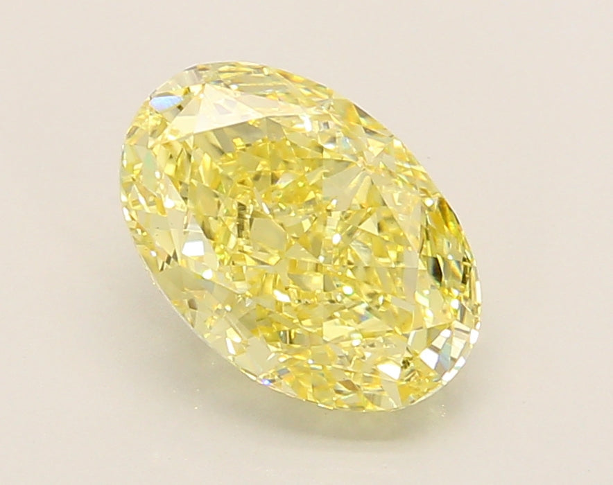 2.55 Carat Oval Shaped, Very Good Cut, VVS2 Clarity, IGI Certified Lab Grown Diamond