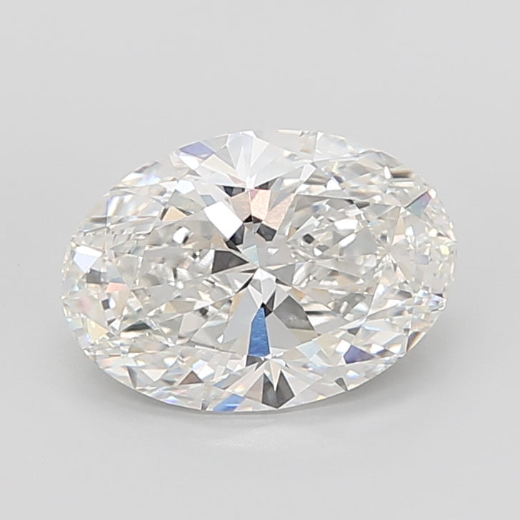 8.03 Carat Oval Shaped, Ideal Cut, F Color, VVS2 Clarity, IGI Certified Lab Grown Diamond