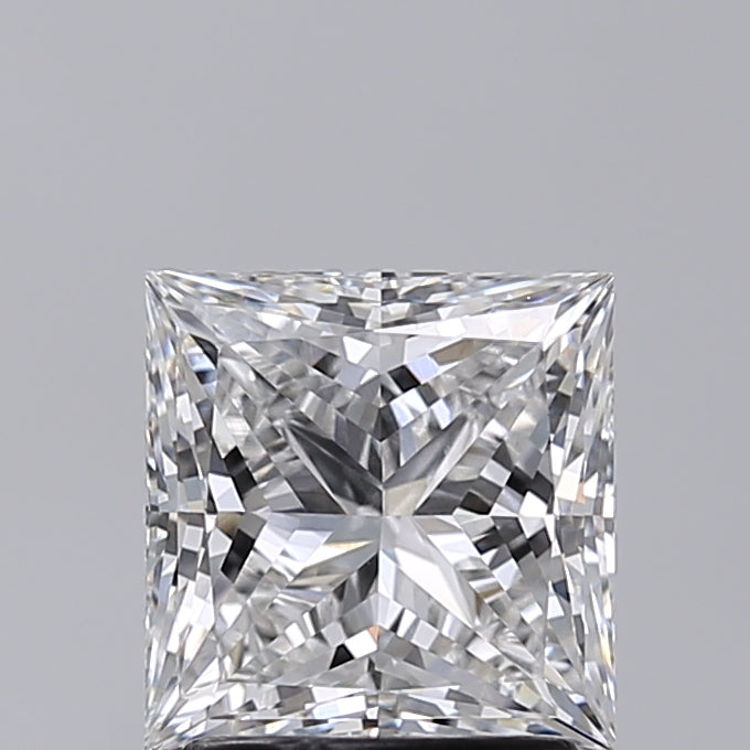 1.95 Carat Princess Shaped, Very Good Cut, E Color, VVS2 Clarity, IGI Certified Lab Grown Diamond