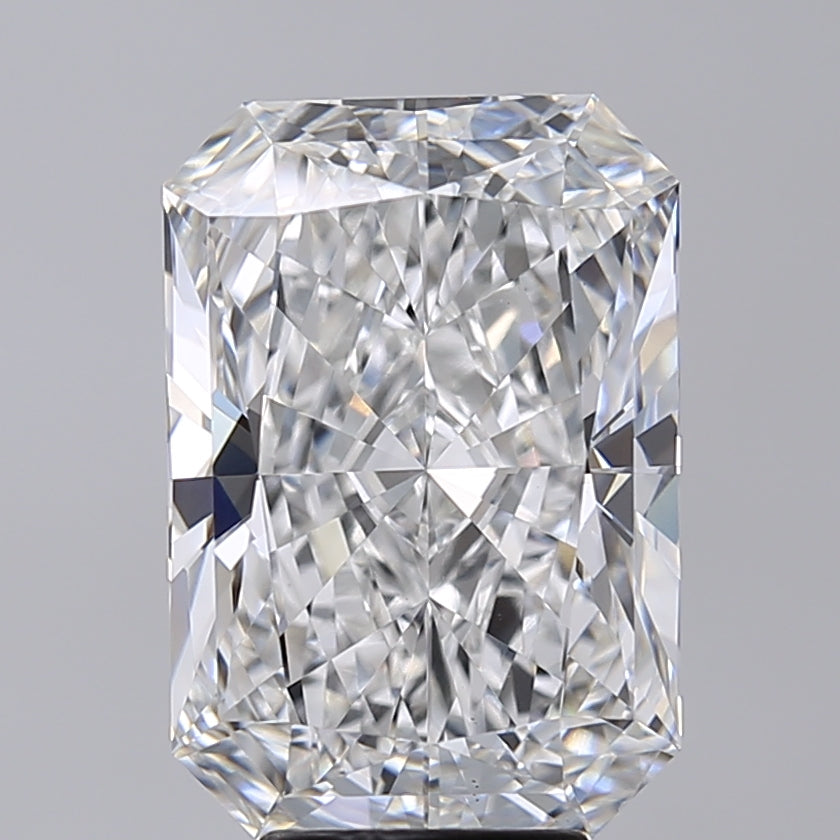 6.01 Carat Radiant Shaped, Excellent Cut, E Color, VS2 Clarity, IGI Certified Lab Grown Diamond