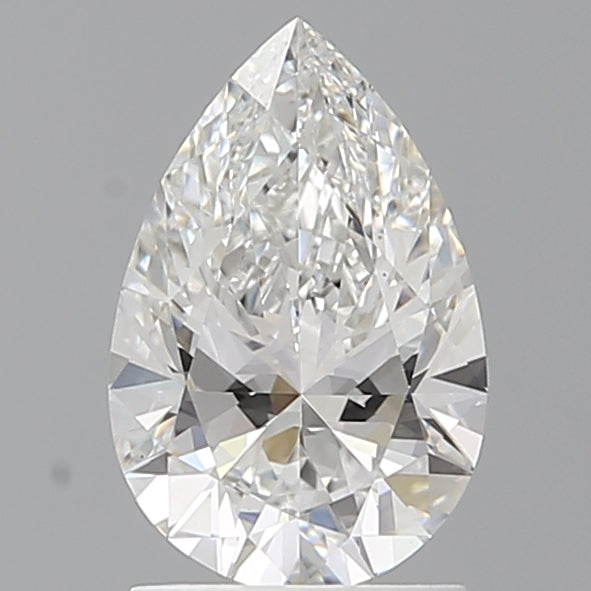 1.56 Carat Pear Shaped, Ideal Cut, E Color, VVS2 Clarity, IGI Certified Lab Grown Diamond