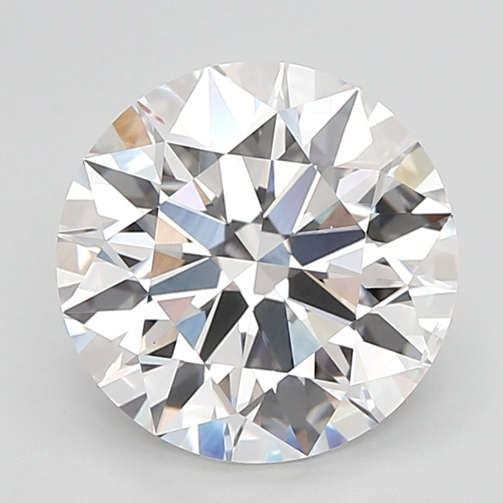 6.04 Carat Round Shaped, Ideal Cut, E Color, VVS2 Clarity, IGI Certified Lab Grown Diamond