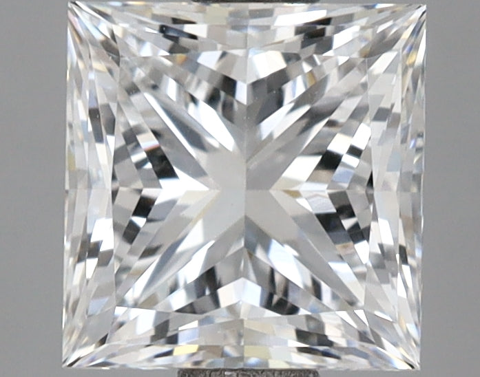 2.04 Carat Princess Shaped, Ideal Cut, D Color, VS1 Clarity, IGI Certified Lab Grown Diamond