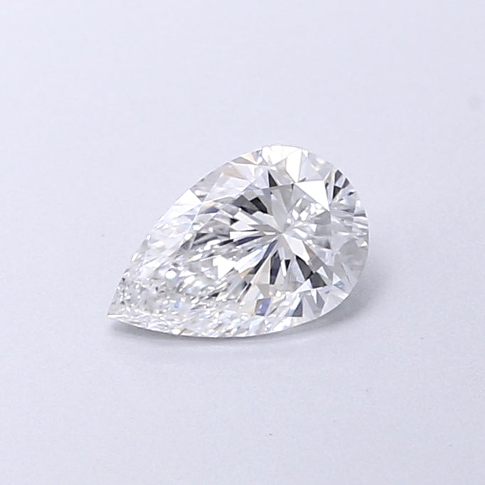 0.43 Carat Pear Shaped, Very Good Cut, D Color, VVS2 Clarity, IGI Certified Lab Grown Diamond