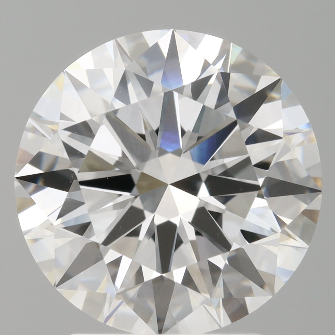 3.08 Carat Round Shaped, Ideal Cut, E Color, VVS2 Clarity, IGI Certified Lab Grown Diamond