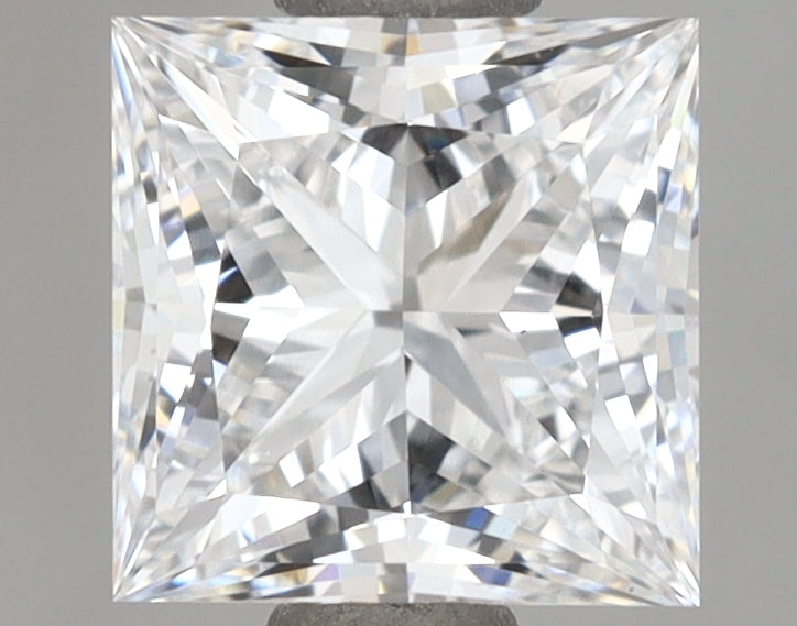 1.16 Carat Princess Shaped, Ideal Cut, D Color, VS1 Clarity, IGI Certified Lab Grown Diamond