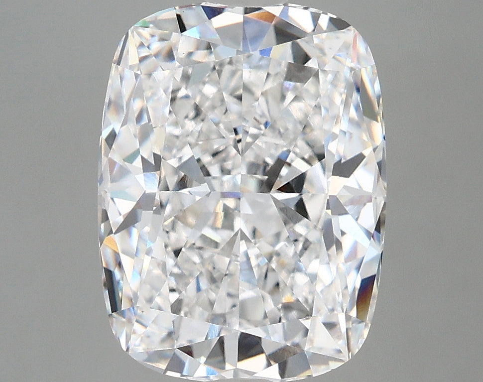 4.42 Carat Cushion Shaped, Very Good Cut, D Color, VVS2 Clarity, IGI Certified Lab Grown Diamond