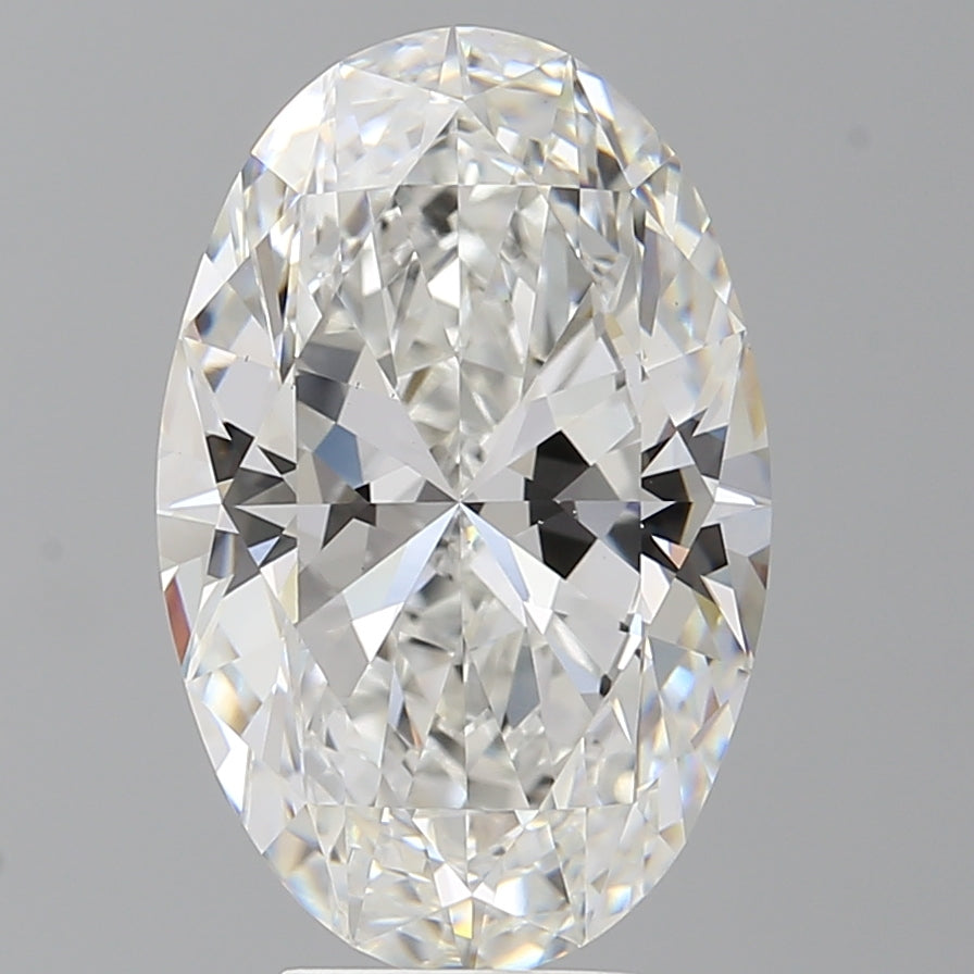 6.08 Carat Oval Shaped, Ideal Cut, F Color, VS1 Clarity, IGI Certified Lab Grown Diamond