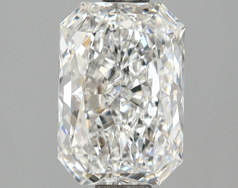 1.55 Carat Radiant Shaped, Ideal Cut, E Color, VS1 Clarity, IGI Certified Lab Grown Diamond