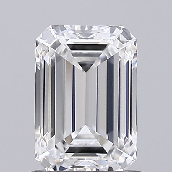 1.01 Carat Emerald Shaped, Ideal Cut, E Color, IF Clarity, IGI Certified Lab Grown Diamond
