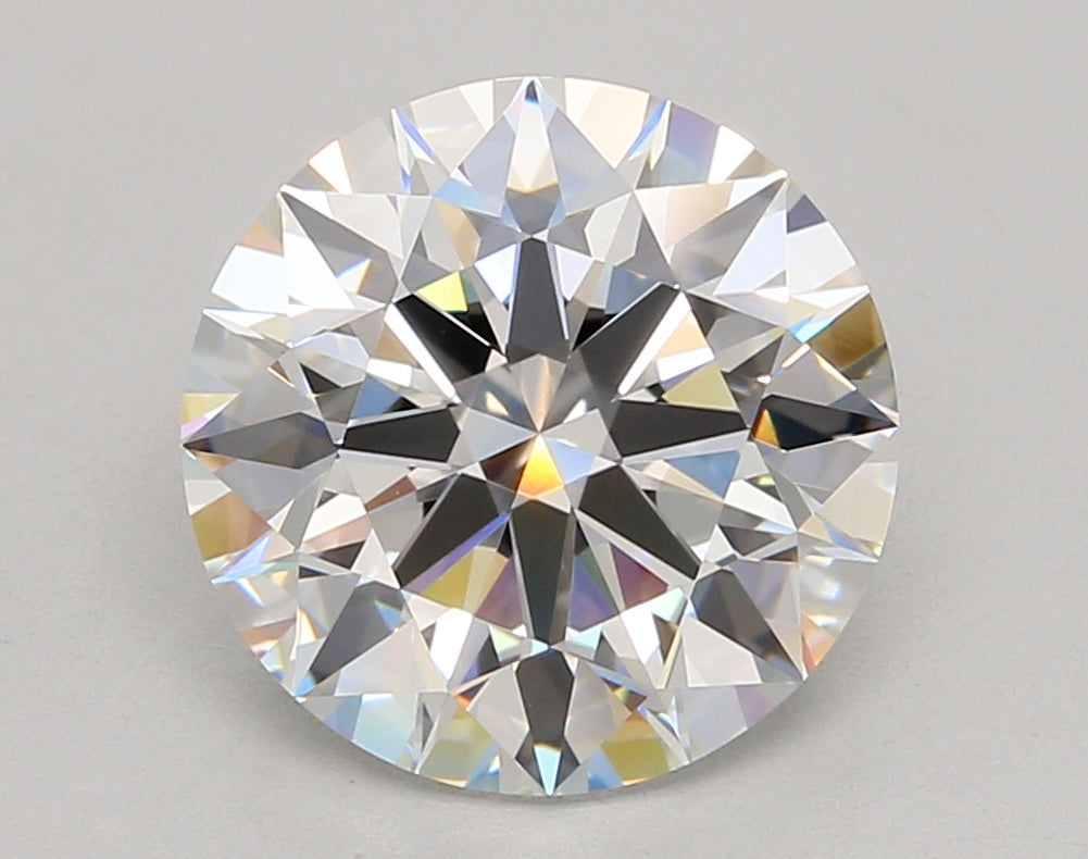 5.04 Carat Round Shaped, Ideal Cut, F Color, VVS2 Clarity, IGI Certified Lab Grown Diamond