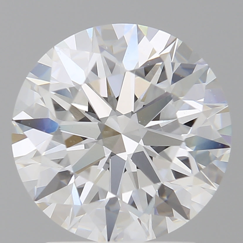 2.60 Carat Round Shaped, Ideal Cut, E Color, VVS2 Clarity, IGI Certified Lab Grown Diamond