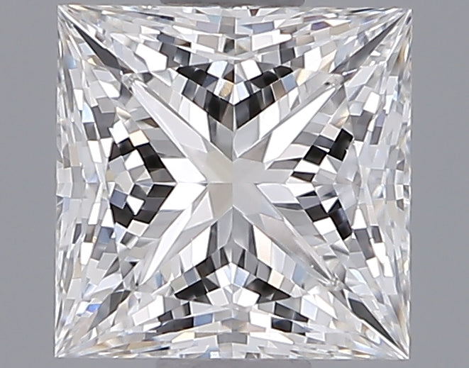 1.04 Carat Princess Shaped, Ideal Cut, E Color, VVS1 Clarity, IGI Certified Lab Grown Diamond