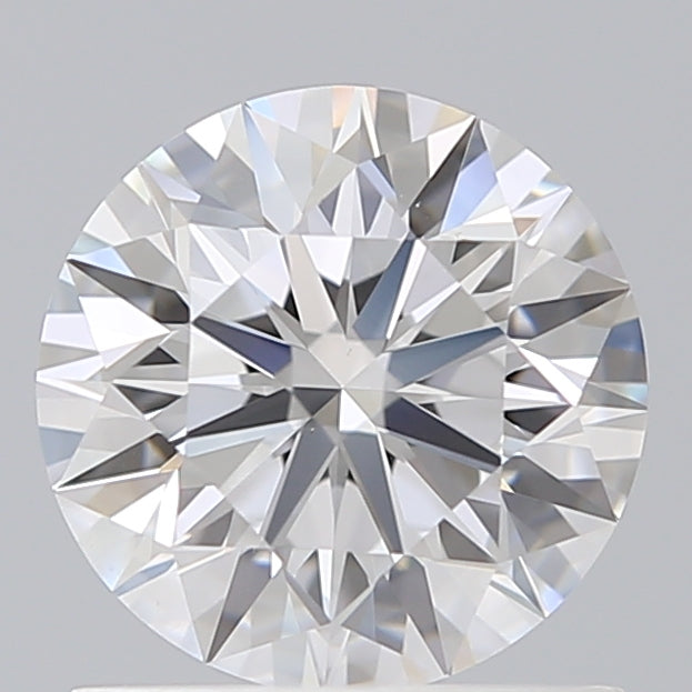 1.08 Carat Round Shaped, Ideal Cut, D Color, VS2 Clarity, IGI Certified Lab Grown Diamond