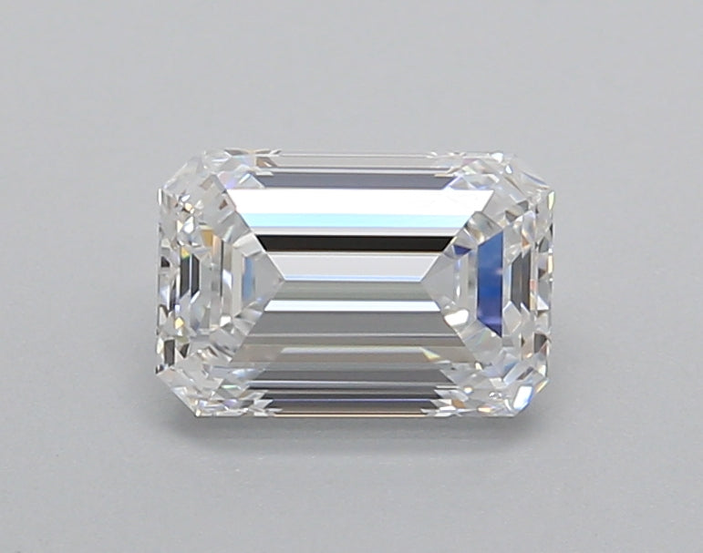 1.00 Carat Emerald Shaped, Very Good Cut, D Color, VVS2 Clarity, IGI Certified Lab Grown Diamond